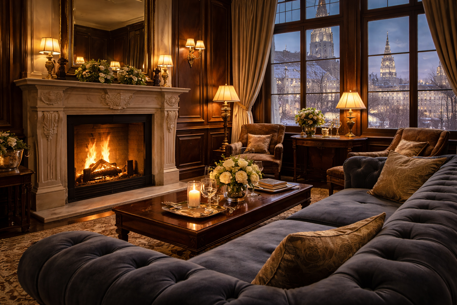 Winter drawing room